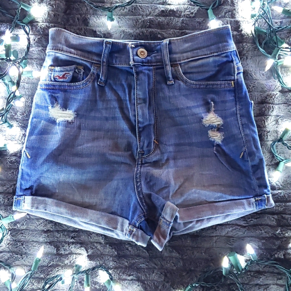 Hollister denim shorts